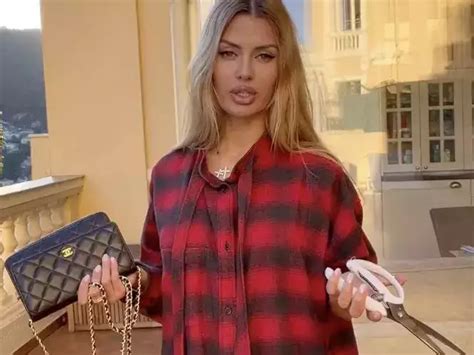 russian influencer chanel bag|A Russian influencer posed with what looked like a Chanel bag 5 .